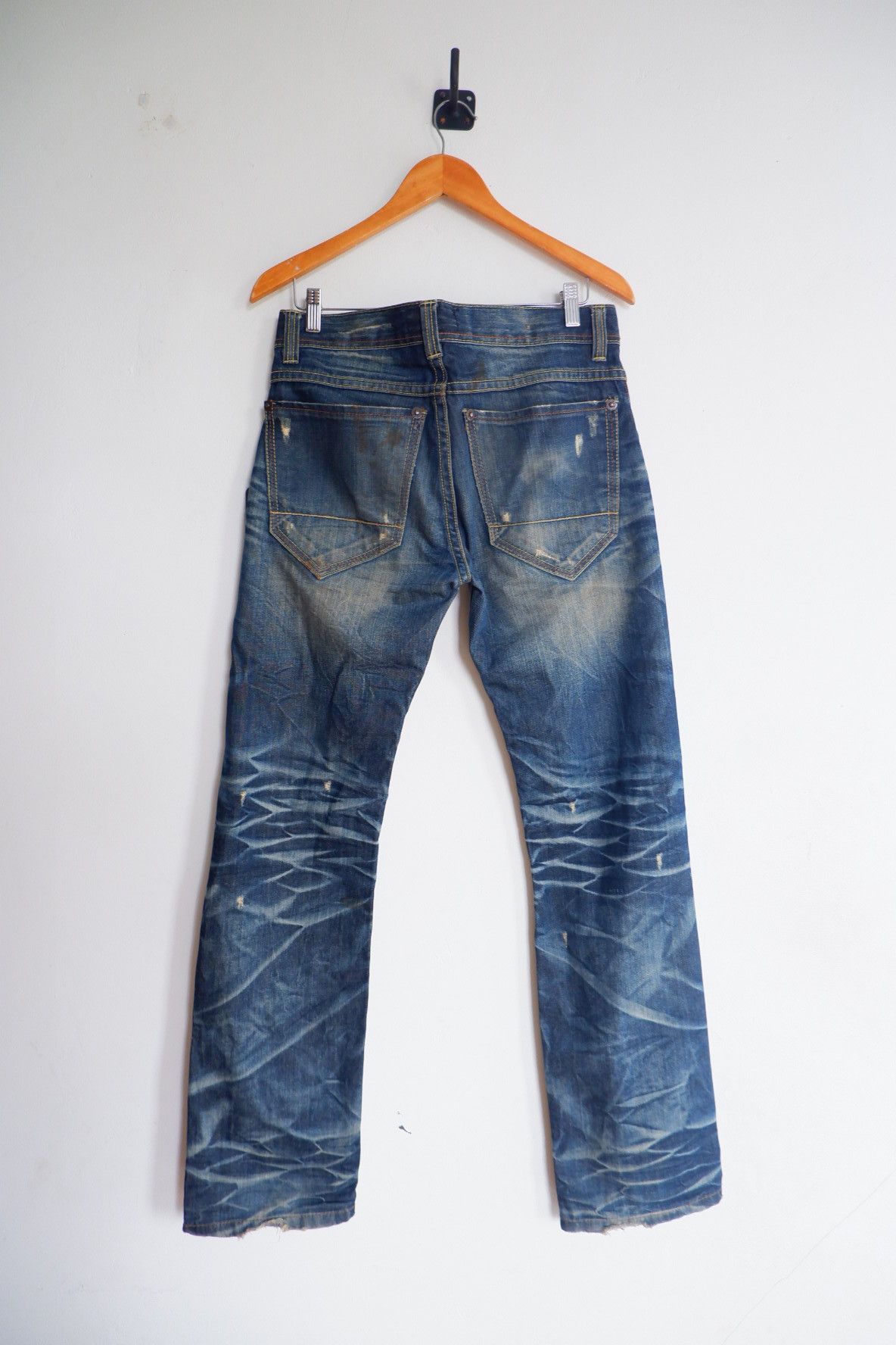 If Six Was Nine Vintage Slacks Japan Ripped Jeans Size US 32 / EU 48 - 2 Thumbnail