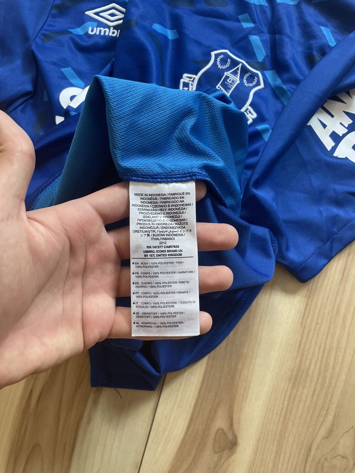Umbro T-Shirt Umbro x Everton Home 2019-2020 SportPesa Jersey Size US S / EU 44-46 / 1 - 8 Thumbnail