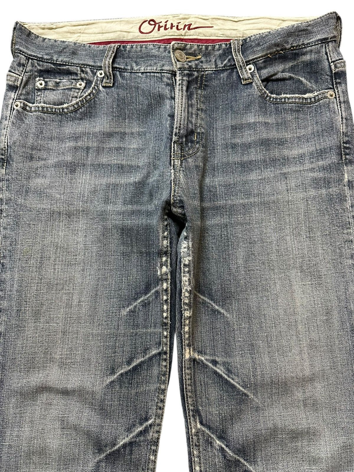 Japanese Brand Vintage Japanese Brand Blue Faded Wash Style Baggy Jeans Size US 31 - 3 Thumbnail