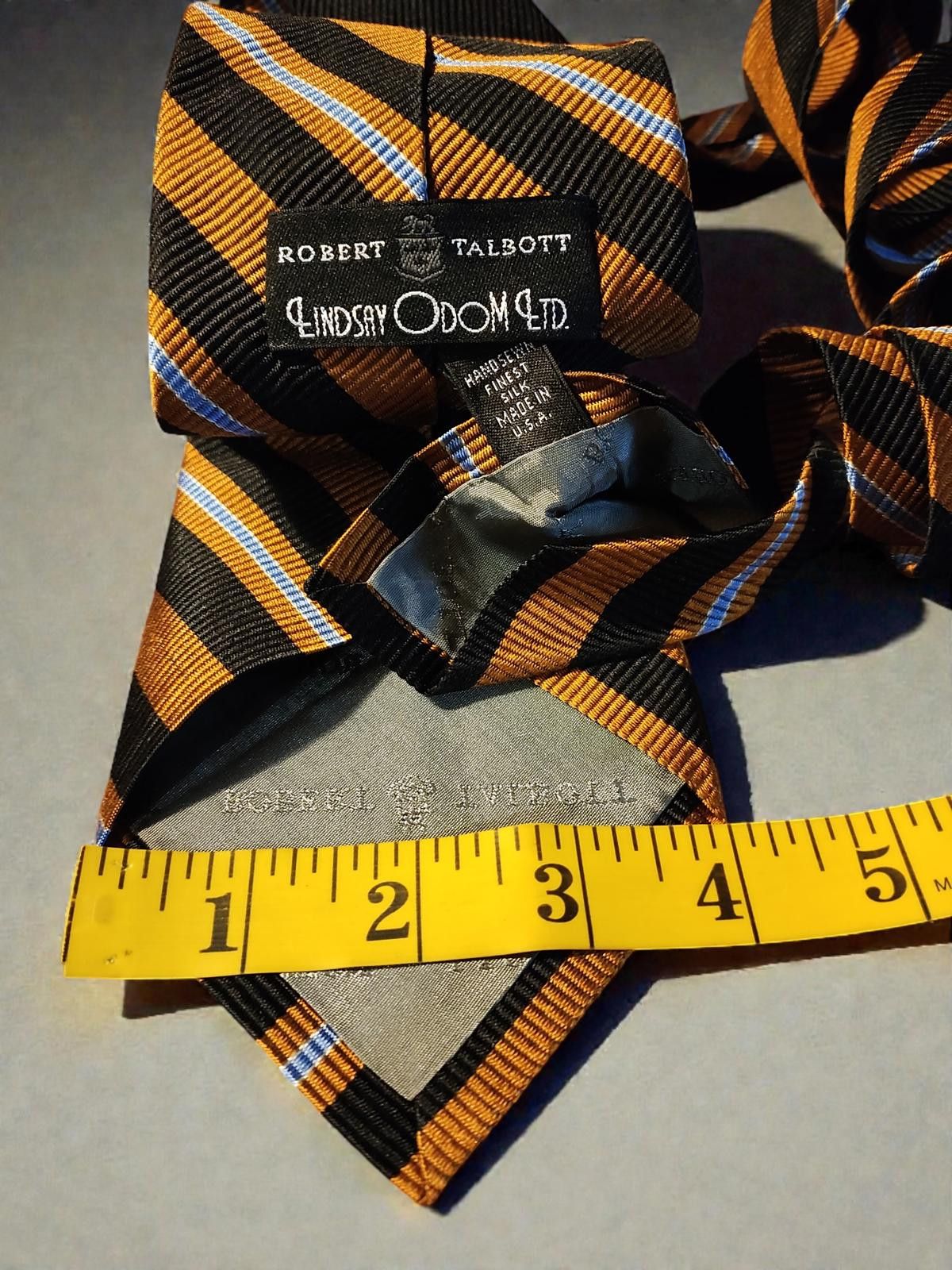 Robert Talbott Robert Talbott Finest Silk Men's Tie - Striped Pattern Size ONE SIZE - 3 Thumbnail