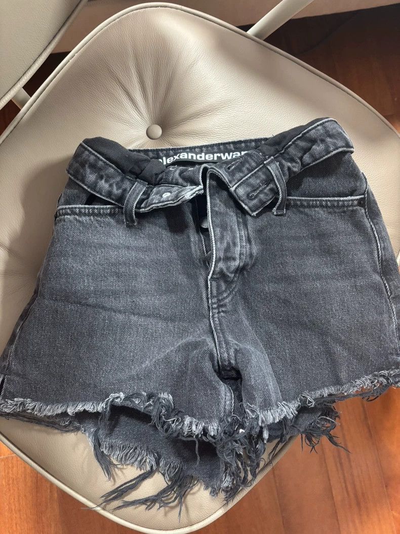 Alexander Wang Alexanderwang Denim Shorts- Size 23" - 1 Thumbnail