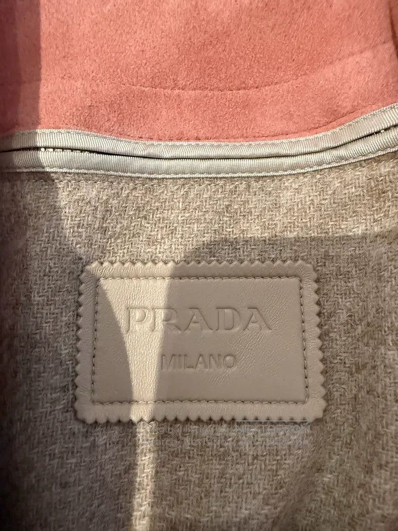 Prada Prada Pink old suede catwalk jacket Size XS / US 0-2 / IT 36-38 - 3 Thumbnail