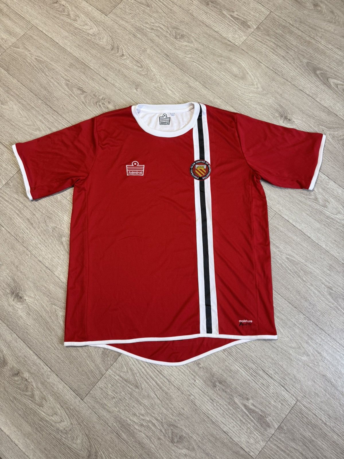 Vintage 🔷Vintage Admiral FC United of Manchester 09/10 Soccer jersey Size US XL / EU 56 / 4 - 1 Thumbnail