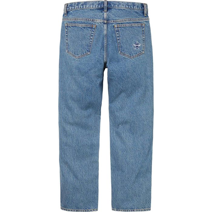 Supreme Supreme Regular Jean Size 34 in Indigo 13 Oz. Denim SS24