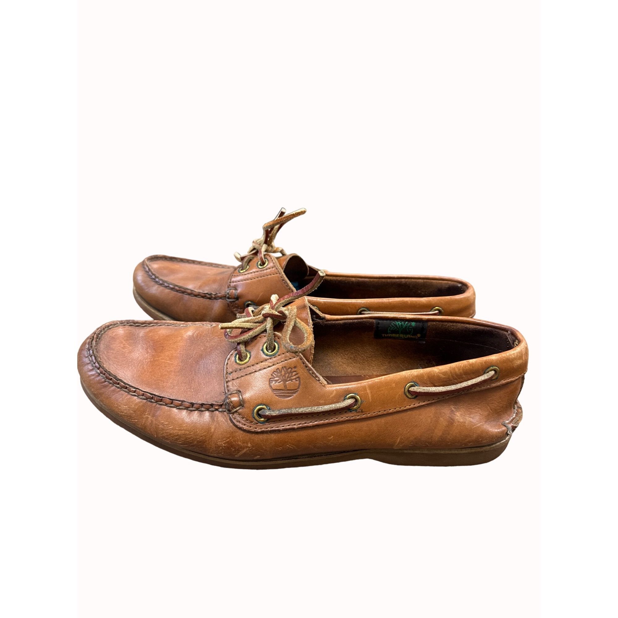 Timberland Timberland men’s brown leather lace loafer 12m SKU 6273 Size US 12 / EU 45 - 4 Thumbnail
