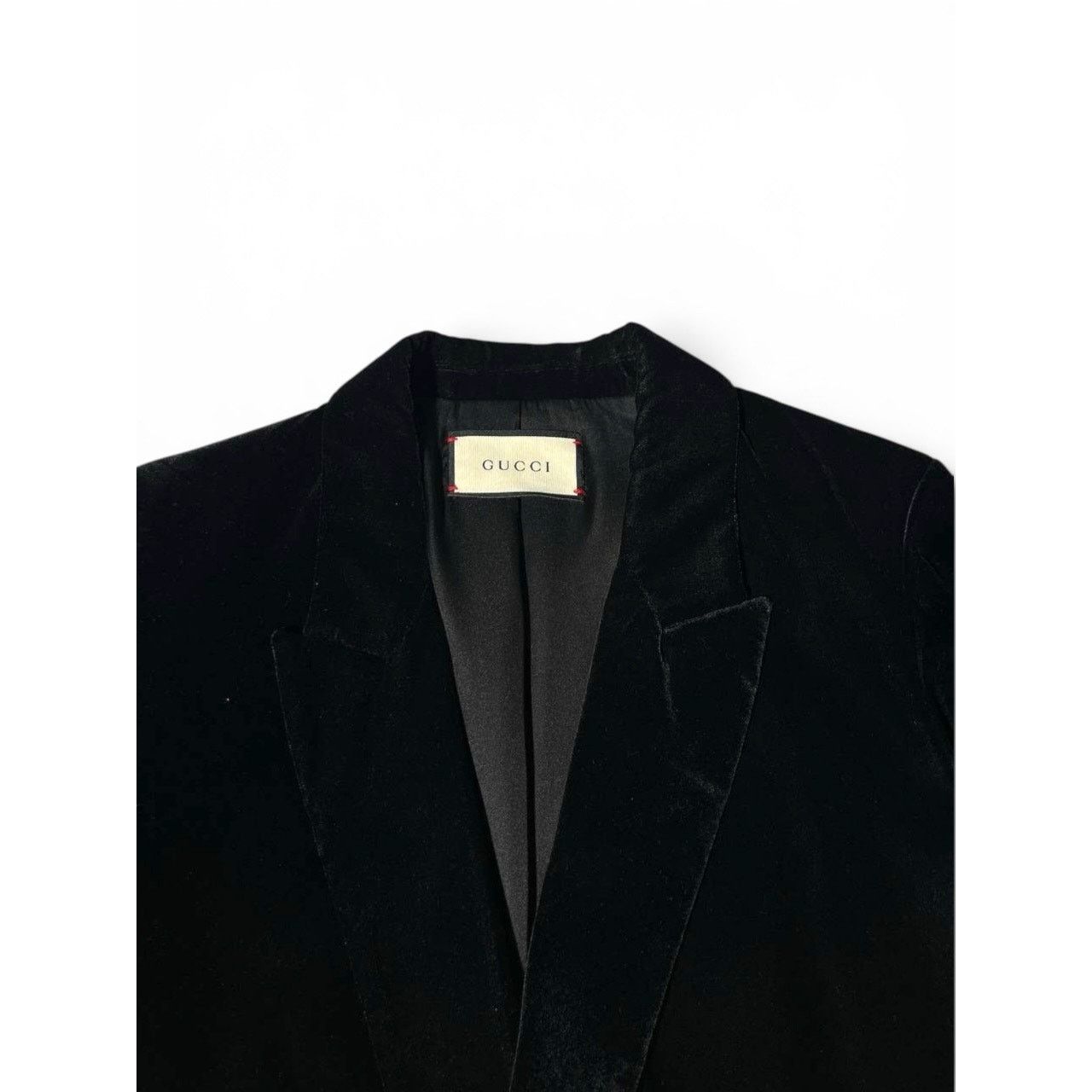 Gucci Gucci Velour Black Button Blazer Size US S / EU 44-46 / 1 - 10 Thumbnail