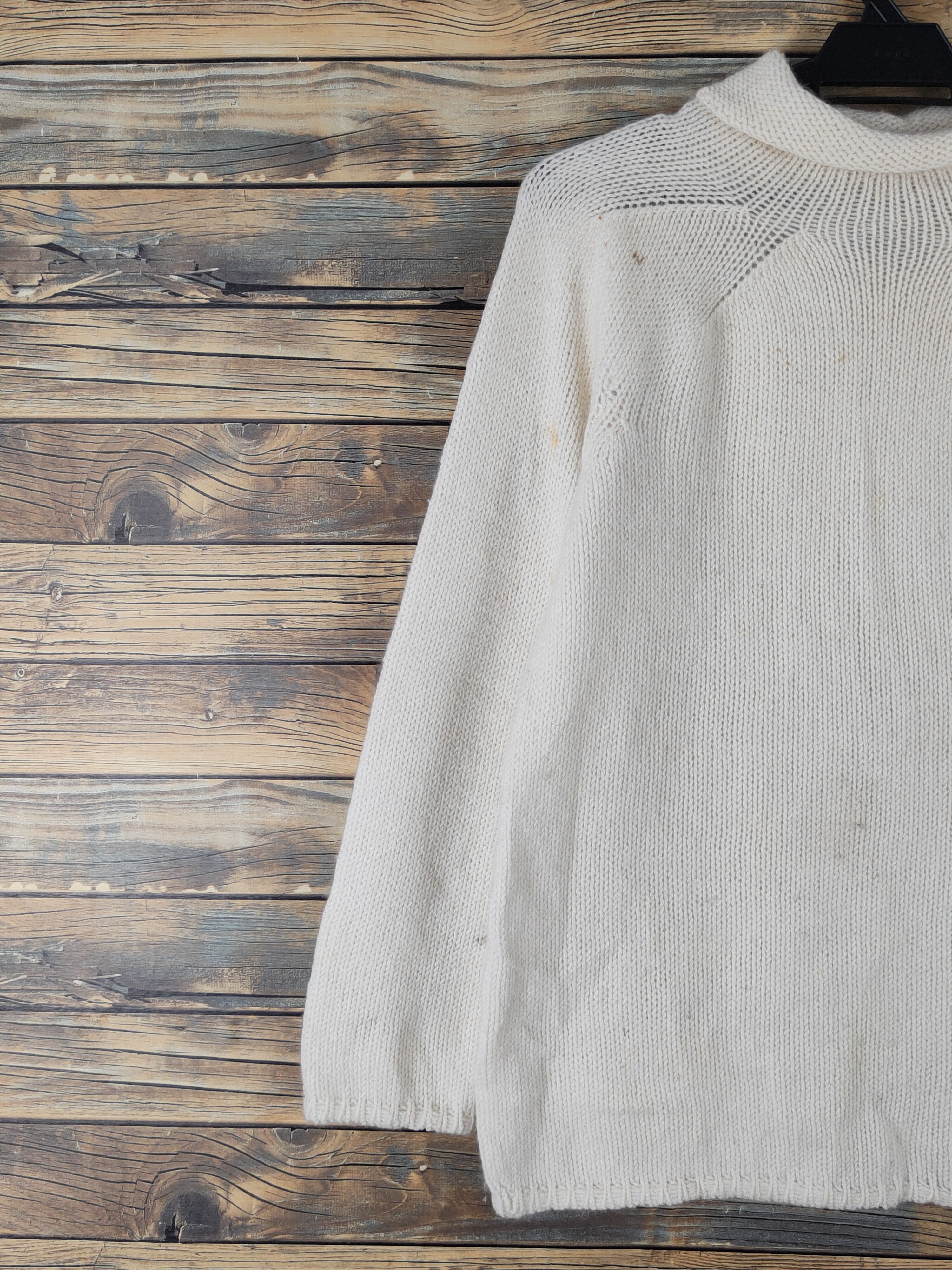 Vintage Ciridini made in italy Ivory Knitwear Sweatshirts #W1543 Size S / US 4 / IT 40 - 3 Thumbnail
