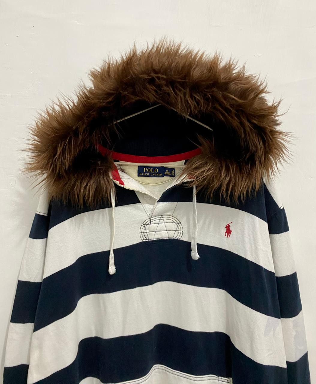 Polo Ralph Lauren 💥LGB💥Polo Ralph Lauren Fur Zipper Hoodie LGB Style Size US XL / EU 56 / 4 - 4 Thumbnail