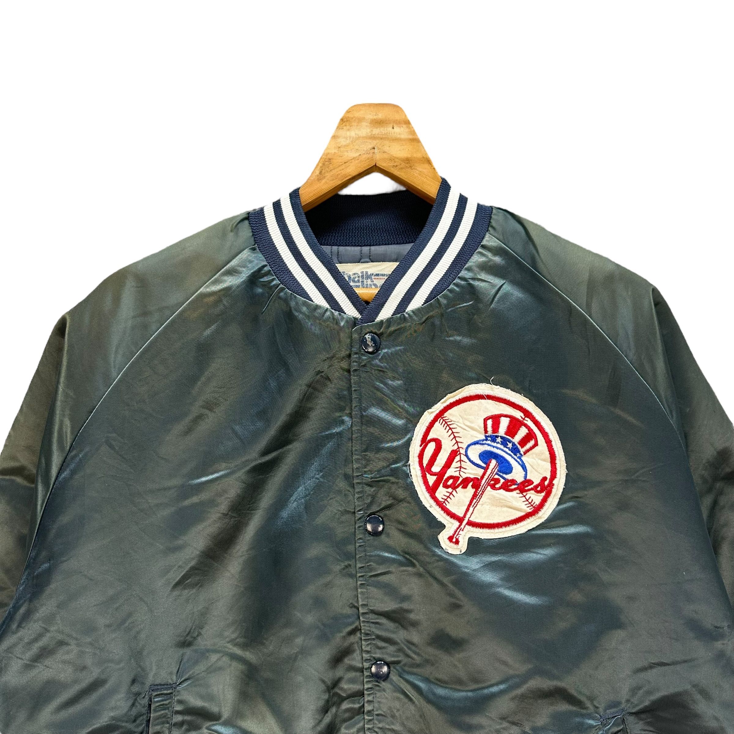New York Yankees Vintage YANKESS Big Logo Green Stadium Jacket #A56-1295 Size US XL / EU 56 / 4 - 4 Thumbnail