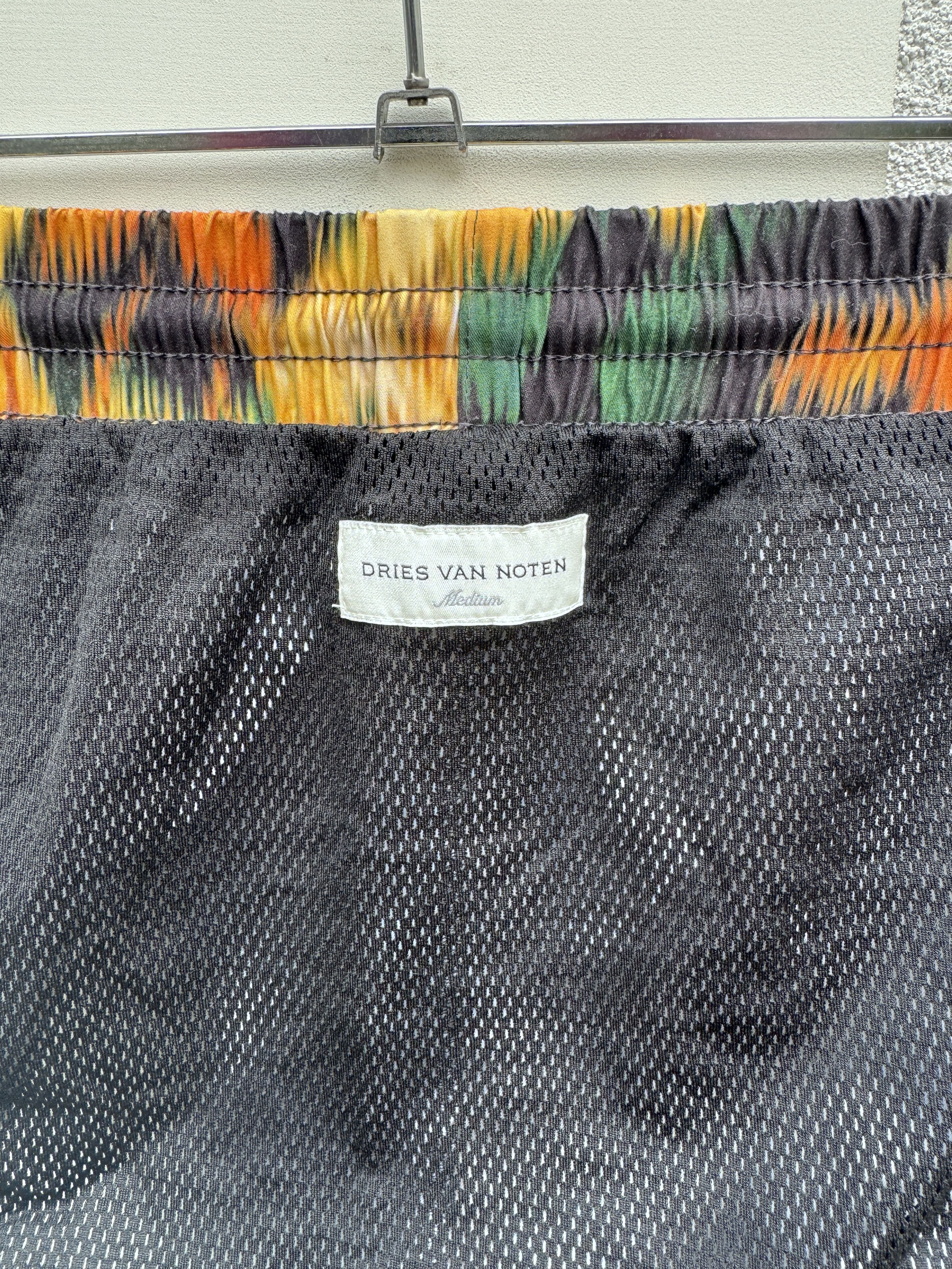 Dries Van Noten Dries van Noten Multicolor Flower Print Nylon Swimshorts M Size US 32 / EU 48 - 3 Thumbnail