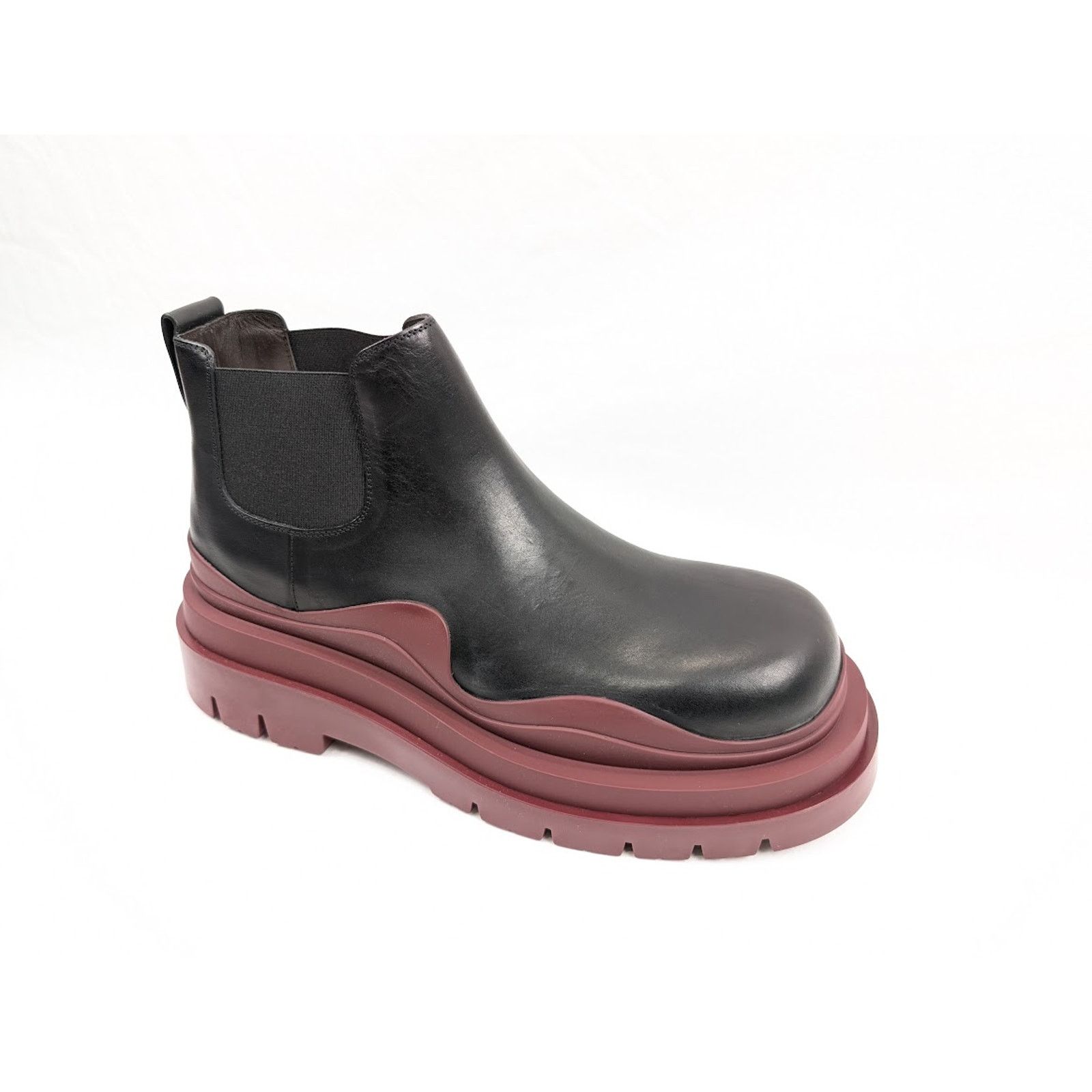 Bottega Veneta o1rshd1 Military Calf Tire Boots in Black Size US 10.5 / EU 43-44 - 2 Thumbnail