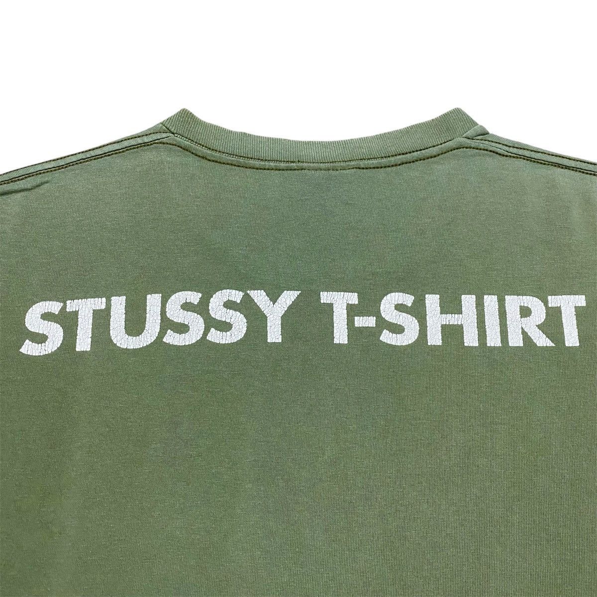 Stussy Rare‼️🔥Vintage Stussy Big SpellOut Distress T-Shirt Size US M / EU 48-50 / 2 - 9 Thumbnail