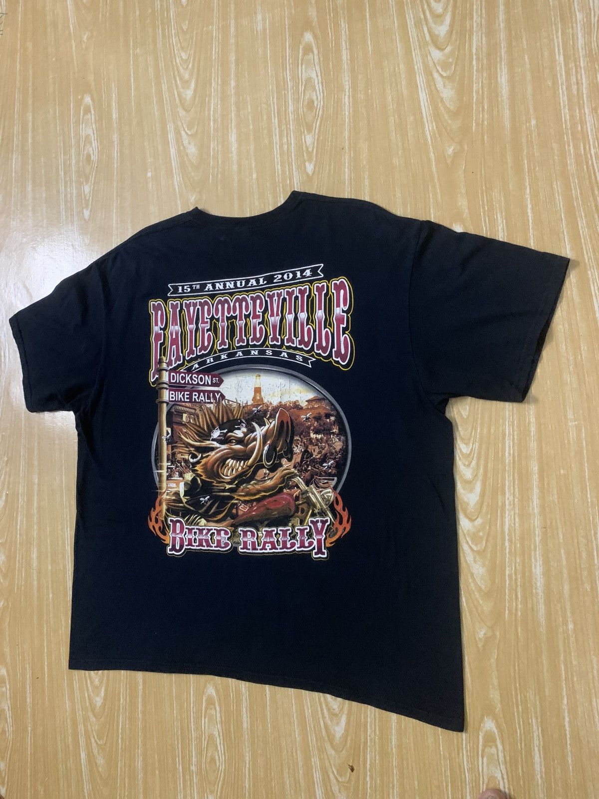 Other Fayetteville 15th Annual 2014 Hog Rider Bike Rally T Shirt Size US XXL / EU 58 / 5 - 8 Thumbnail