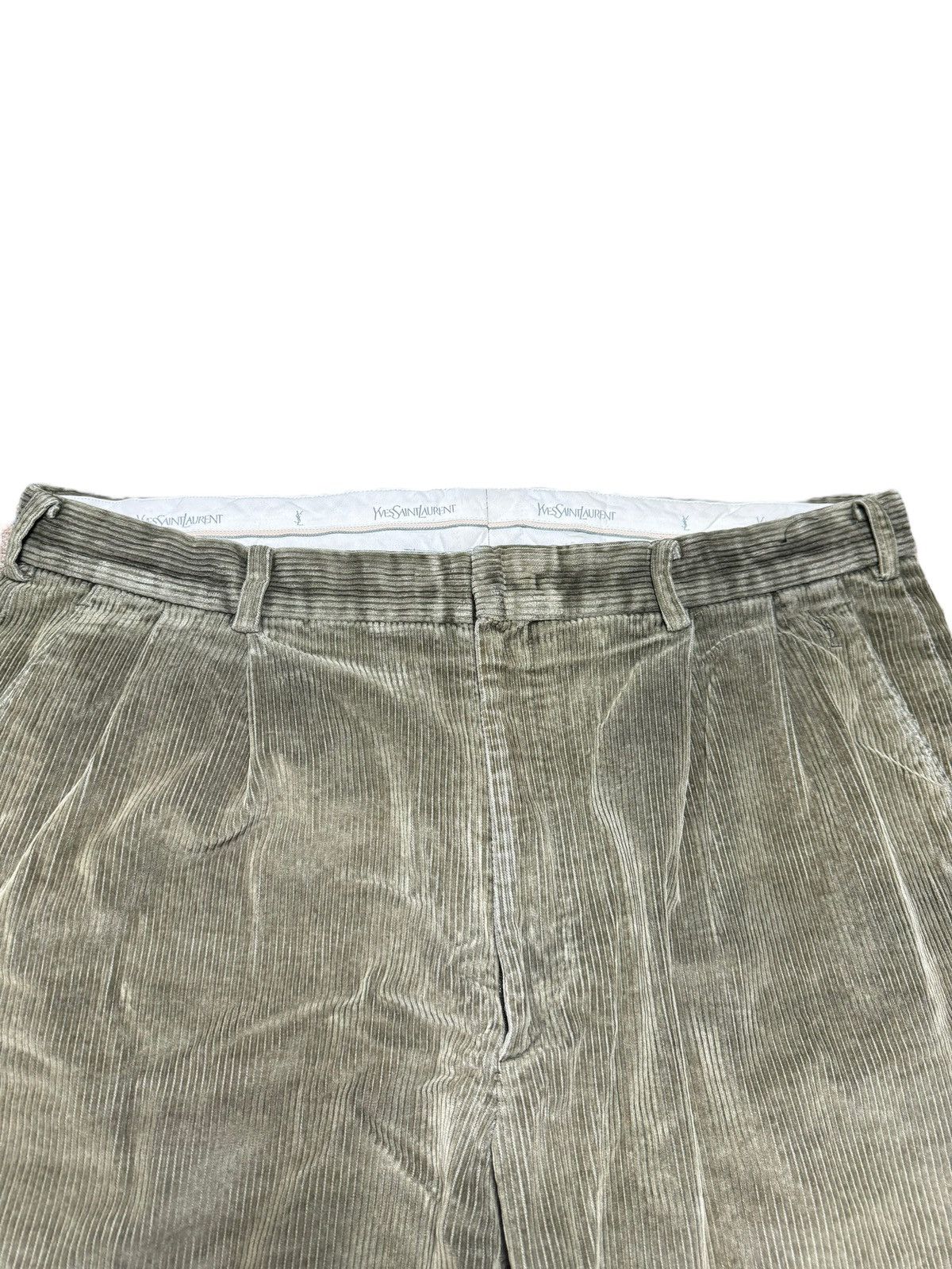 Yves Saint Laurent VINTAGE YSL YVES SAINT LAURENT CORDUROY PANT Size US 34 / EU 50 - 6 Thumbnail