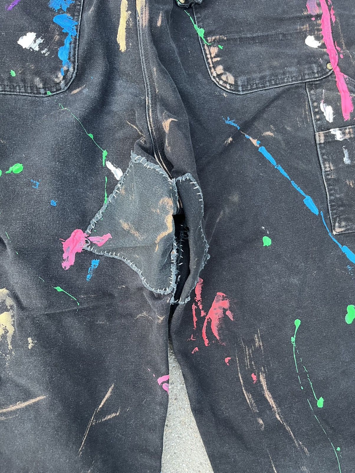 Carhartt × Vintage Custom Carhartt RO1 Overall Distressed Thrashed Patchwork Size US 42 / EU 58 - 9 Thumbnail