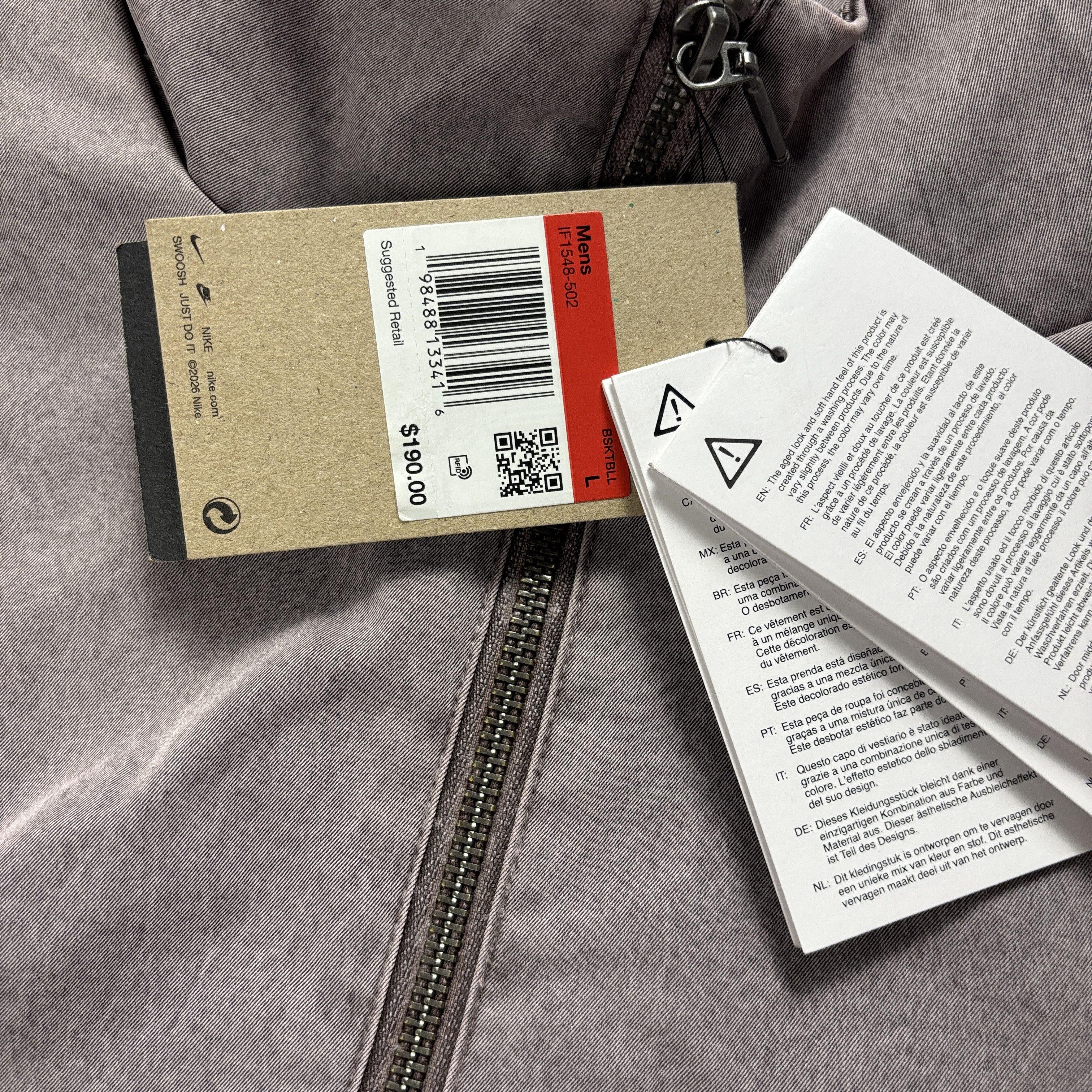 Nike Book Mens Nike Woven Game Jacket Sz L NWT Devin Booker Size US L / EU 52-54 / 3 - 4 Thumbnail
