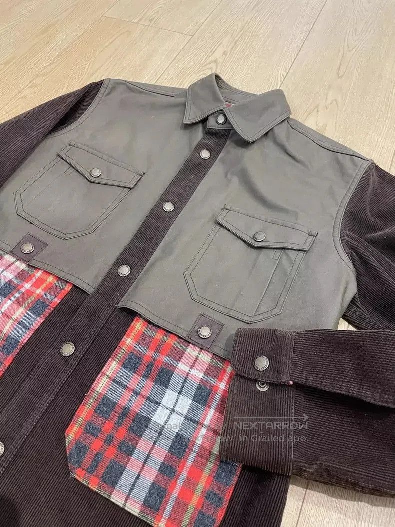 Comme des Garcons JUNYA WATANABE MAN Plaid Corduroy Jacket. Size US M / EU 48-50 / 2 - 2 Thumbnail