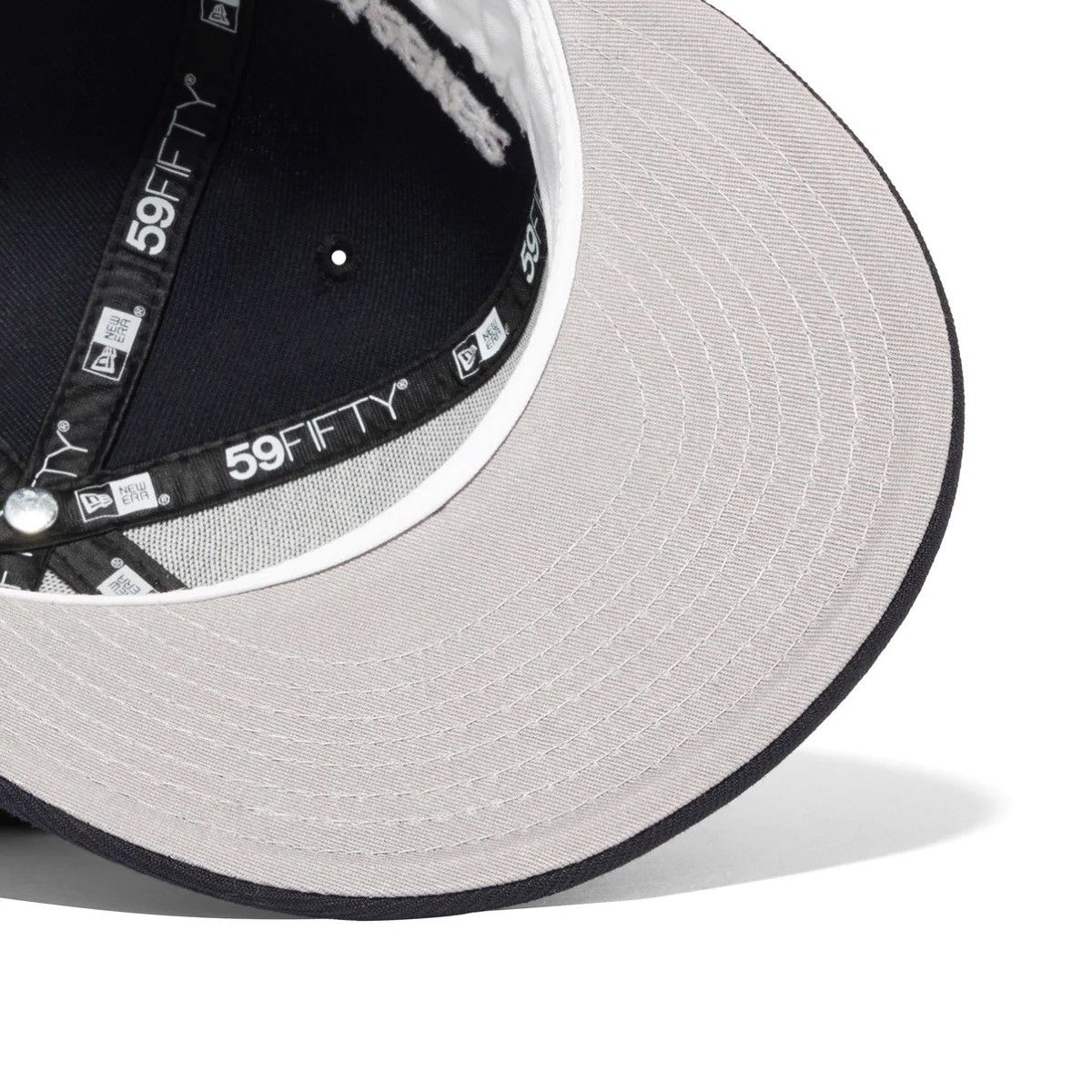 New Era Jae Tip Navy New Era Fitted Hat Uptown Grows Flowers Size ONE SIZE - 4 Thumbnail
