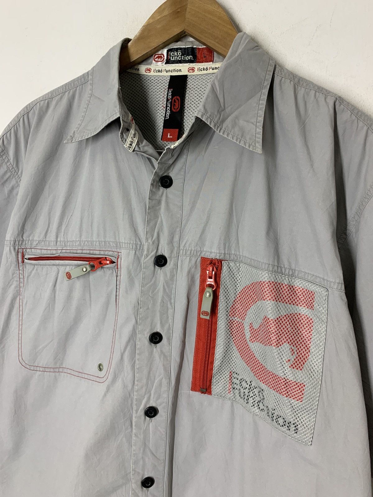 Ecko Unltd. Vintage Ecko Function Shirt Rap Hip Hop 90s Style Size US XL / EU 56 / 4 - 4 Thumbnail