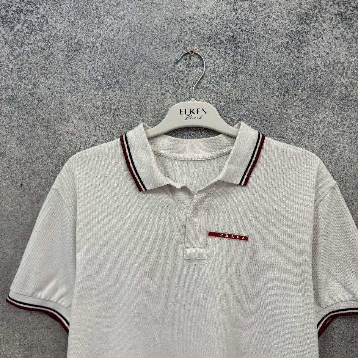 Prada Prada polo T-shirt Red Tab Size US M / EU 48-50 / 2 - 2 Thumbnail