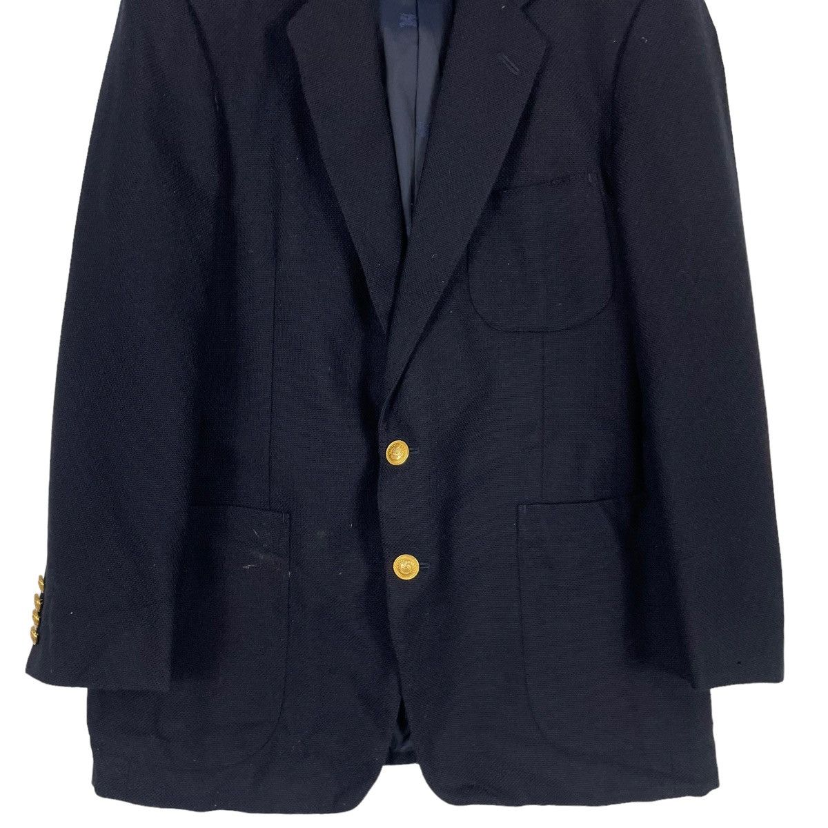Burberry × Vintage 💥BURBERRYS LINEN BUTTON VINTAGE JACKET Size US L / EU 52-54 / 3 - 5 Thumbnail