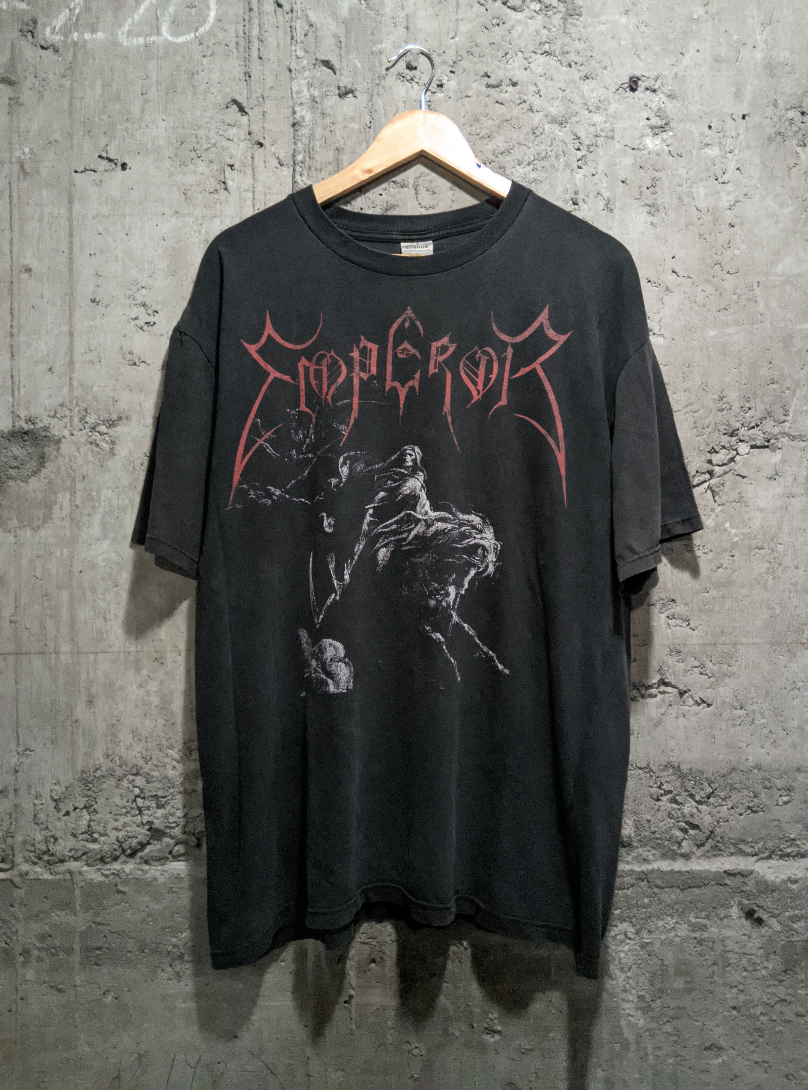 Band Tees Vintage 1999 emperor wrath of the Tyrant black metal t shirt Size US XL / EU 56 / 4 - 1 Thumbnail