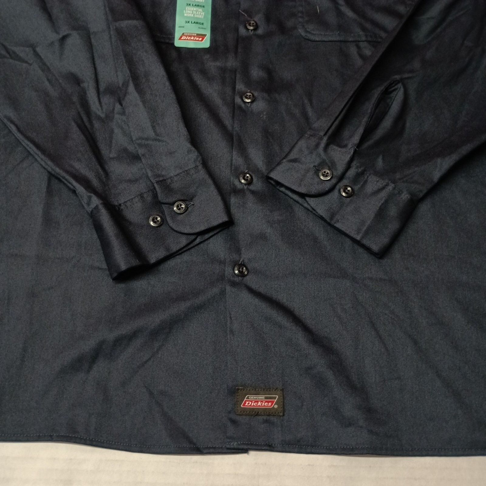 Dickies Dickies Long Sleeve Essential Work Shirt Men Size 3XL Blue Size US XXL / EU 58 / 5 - 2 Thumbnail