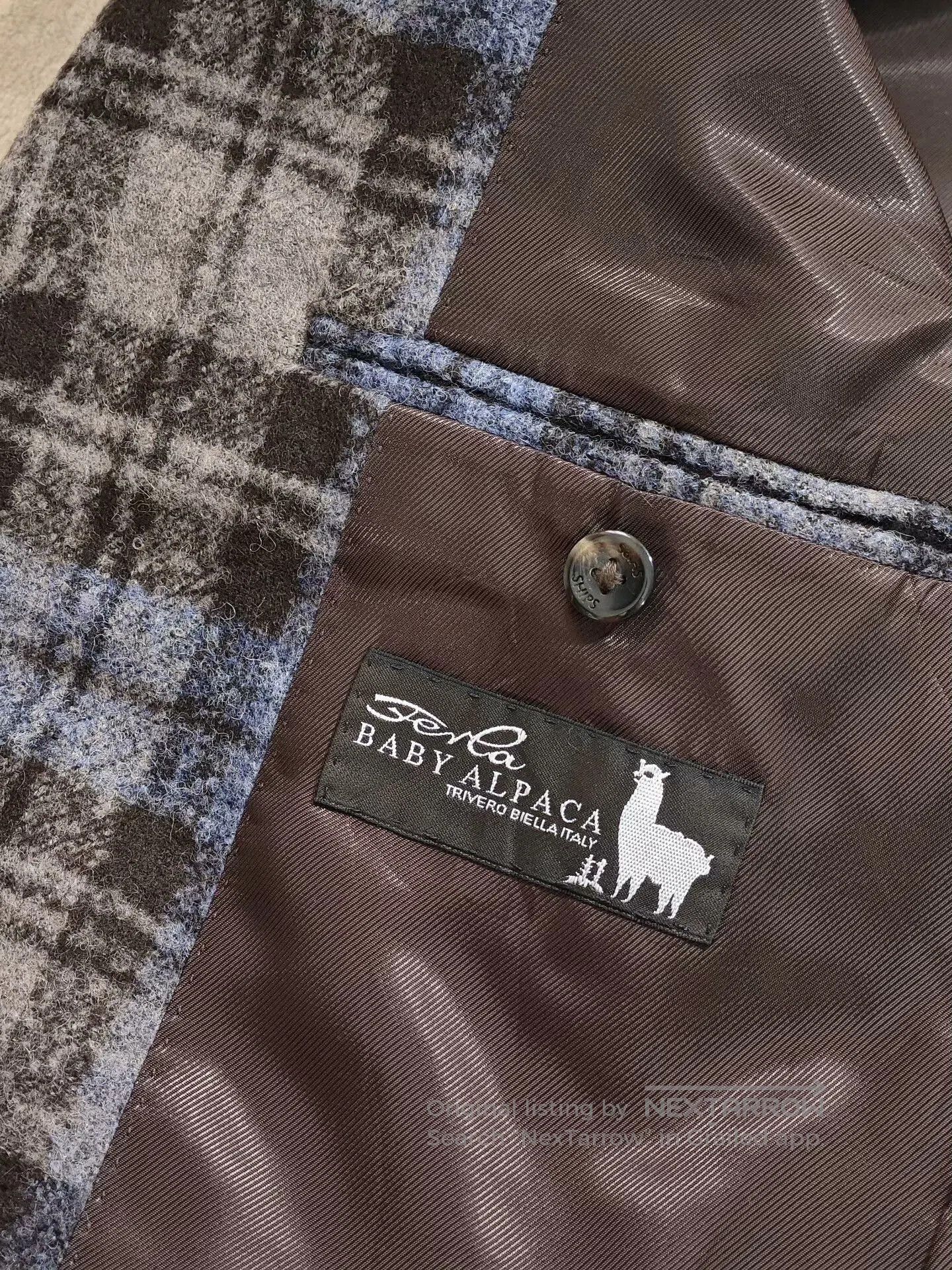Ferre Italian Alpaca Wool Custom Suit. Size US S / EU 44-46 / 1 - 7 Thumbnail