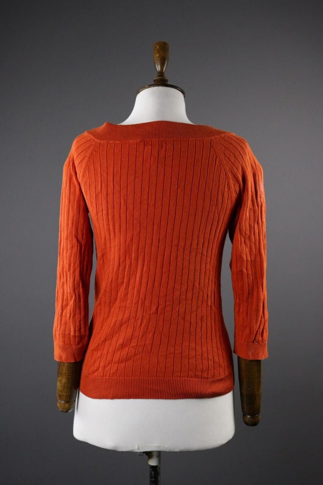 Lauren Ralph Lauren Lauren Ralph Lauren Orange Relaxed Top Shirt Size L Size L / US 10 / IT 46 - 5 Thumbnail