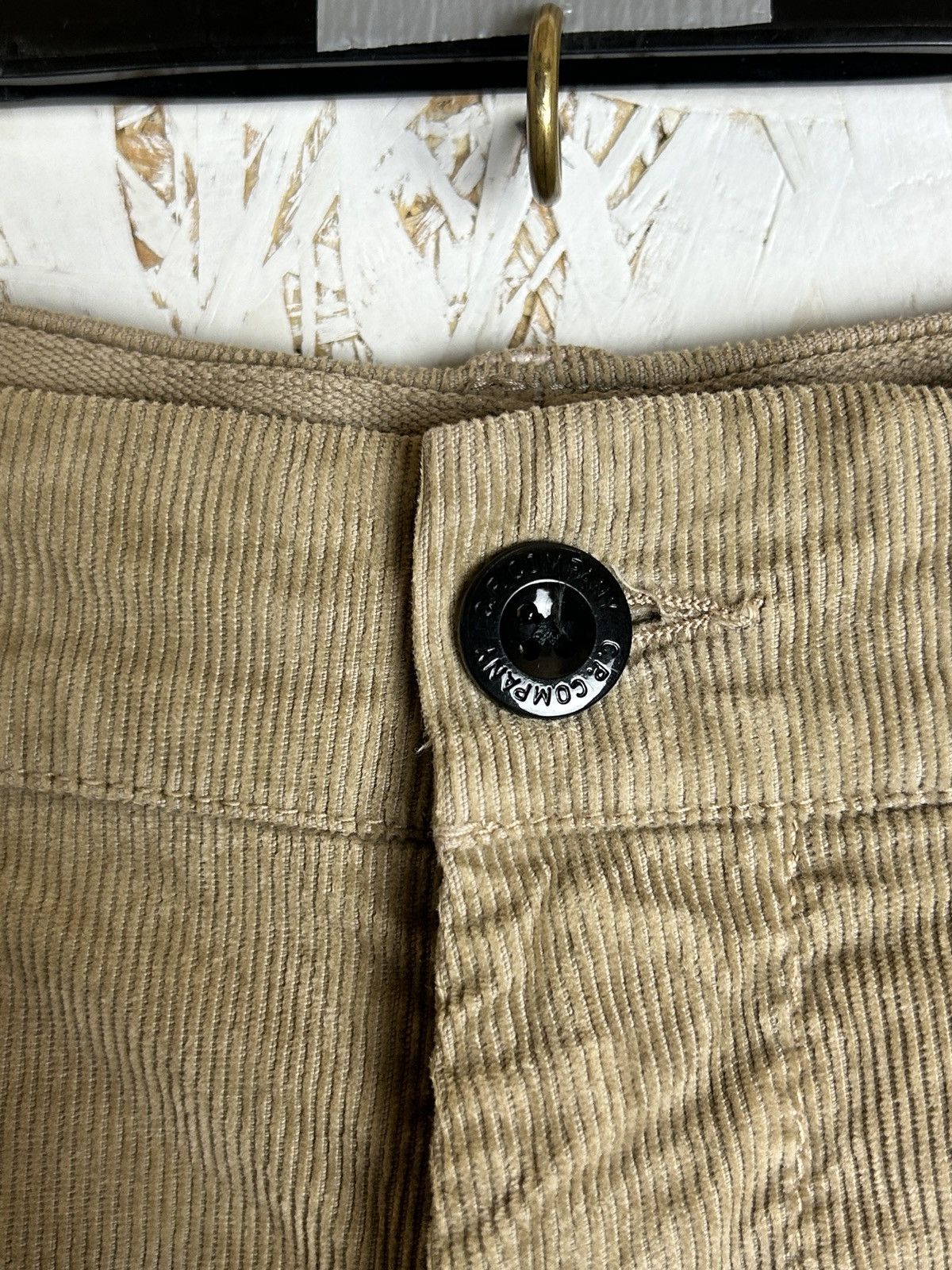 C.P. Company C.P. Company Tan Tapered Corduroy Cargo Pants Beige 46 Size US 30 / EU 46 - 4 Thumbnail