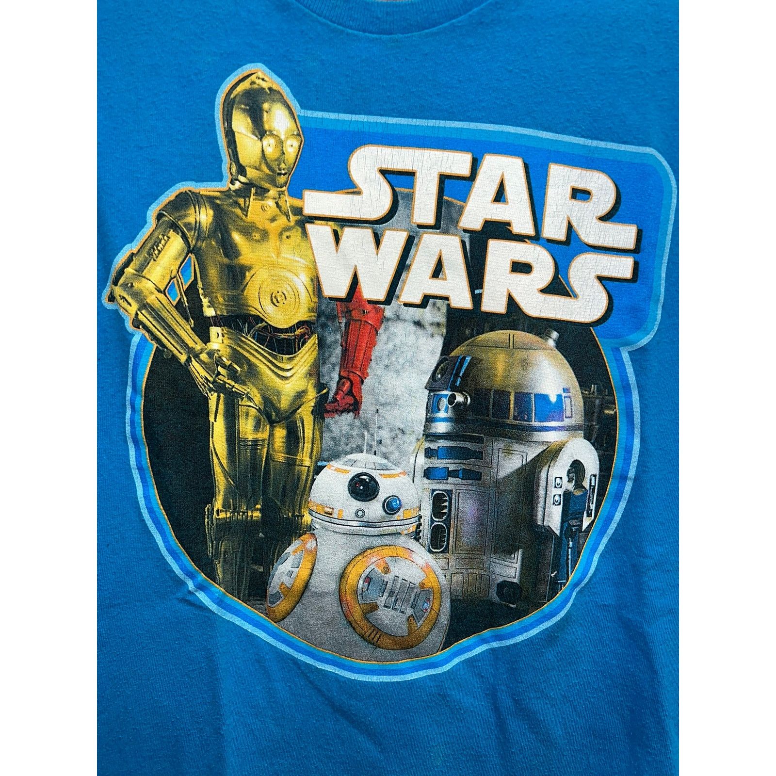 Star Wars Star Wars Blue Shirt Movie R2D2 C3PO Graphic Blue Tee Medium Size US M / EU 48-50 / 2 - 2 Thumbnail
