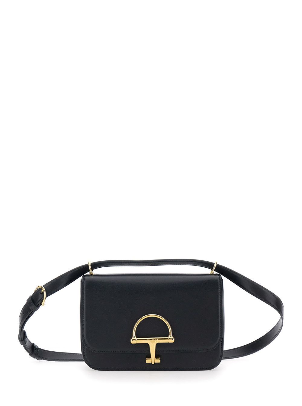 Gucci 'Siena Small' Black Shoulder Bag with Claw on the Front in Leather Woman Size ONE SIZE - 1 Thumbnail