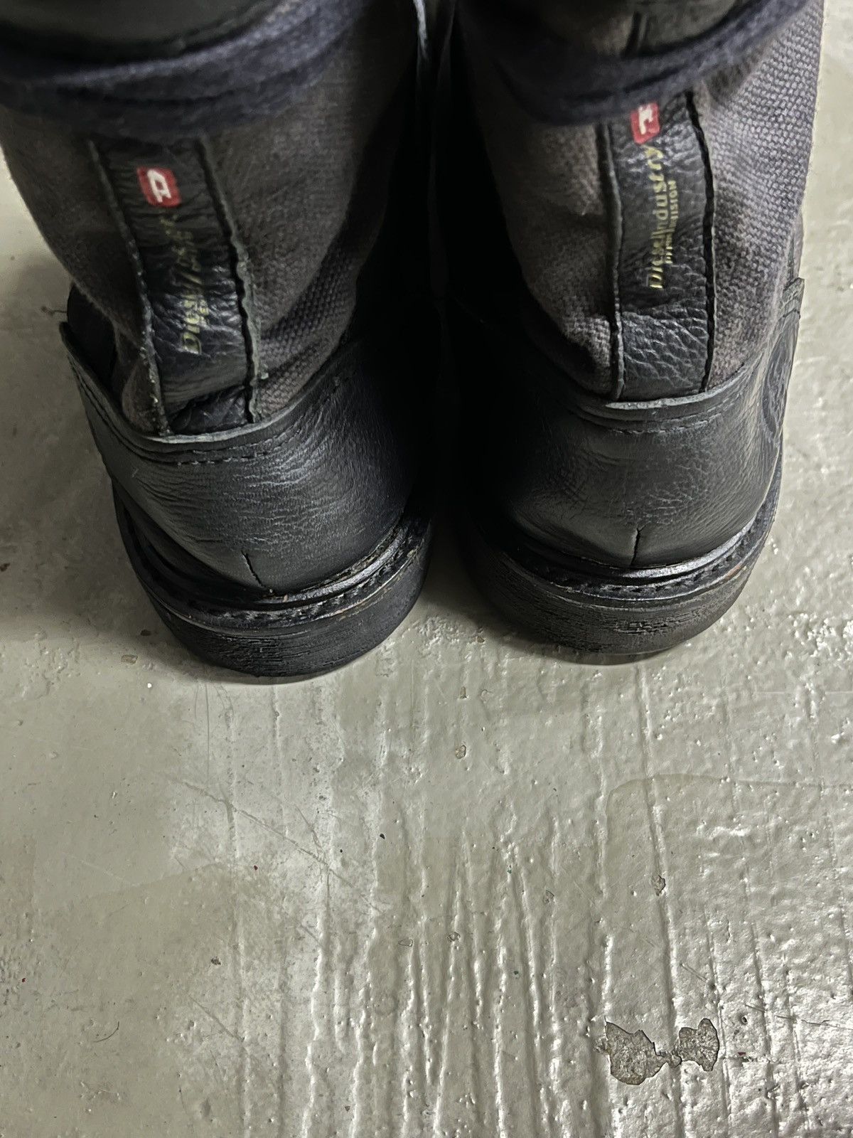 Diesel Diesel Leather Guidi AS 98 Style Combat Steel Toe Boots Size US 8.5 / EU 41-42 - 16 Thumbnail
