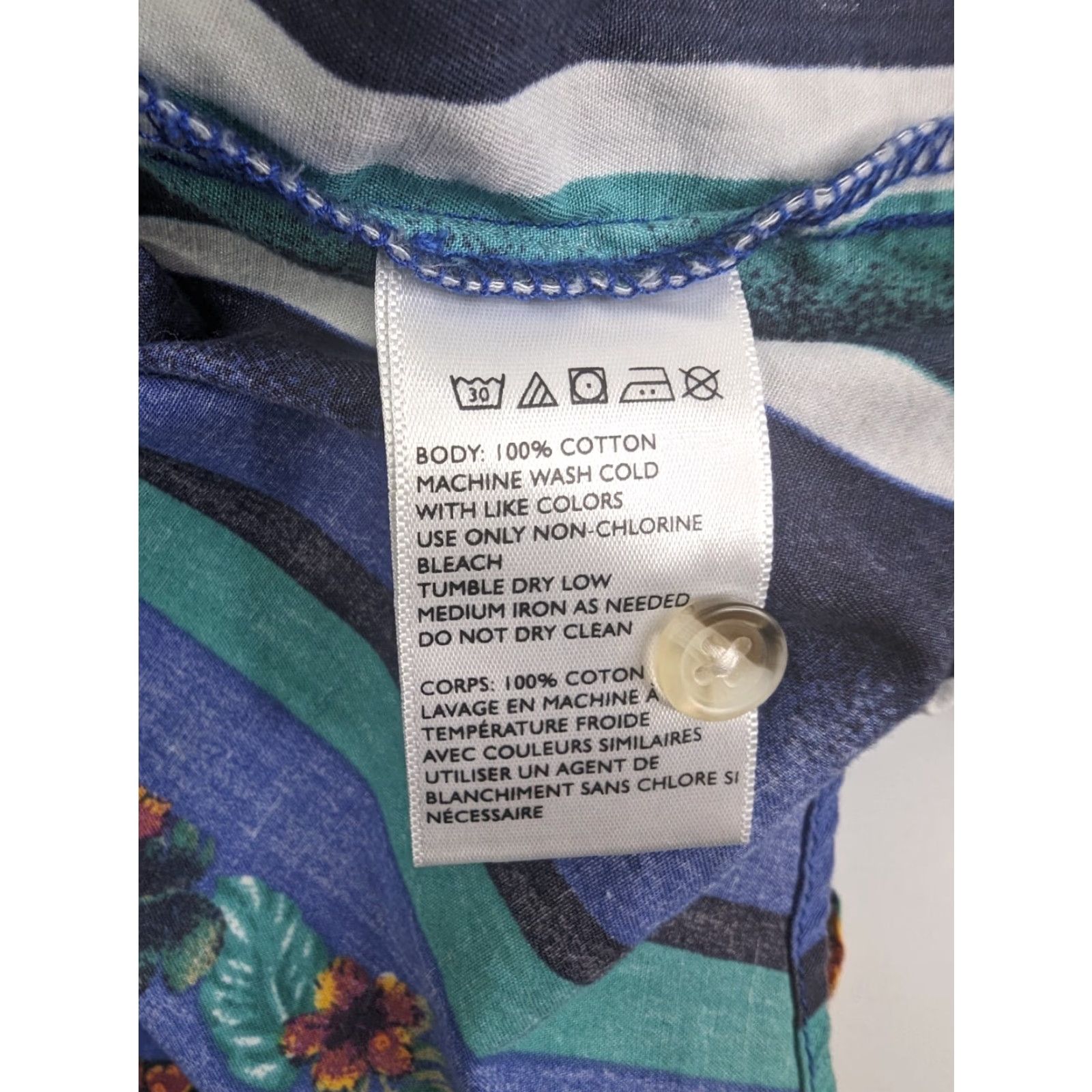 Urban Outfitters Urban Outfitters Shirt Men L Multicolor Floral Hawaiian Tropical Button-Up Short Sleeve Collared Cotton Size US L / EU 52-54 / 3 - 7 Thumbnail