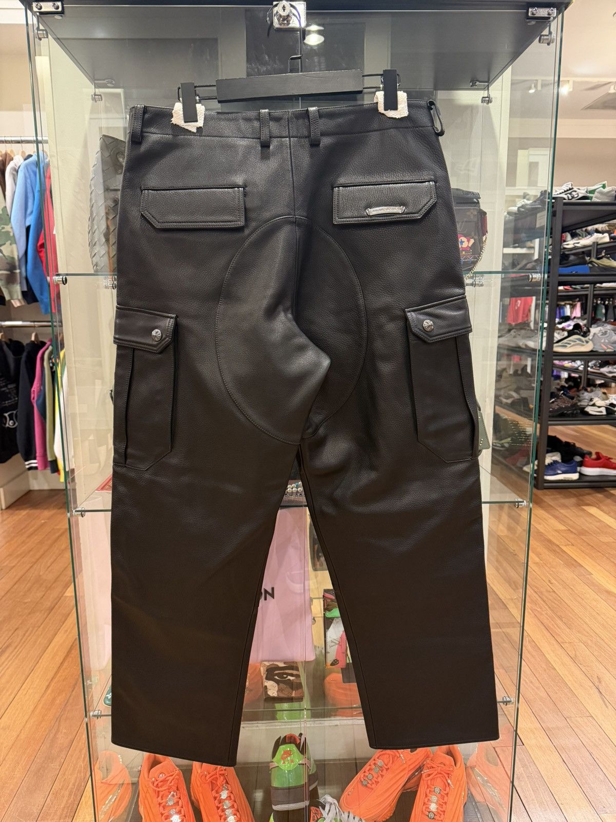 Chrome Hearts Chrome Hearts Devil Dog Leather Cargo Pants Size US 34 / EU 50 - 5 Thumbnail