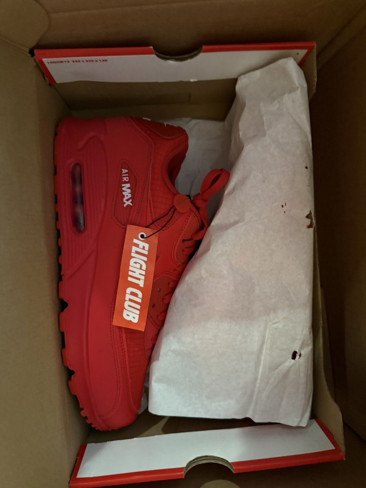 Nike Air max 90 university red (2019) Size US 12 / EU 45 - 1 Thumbnail