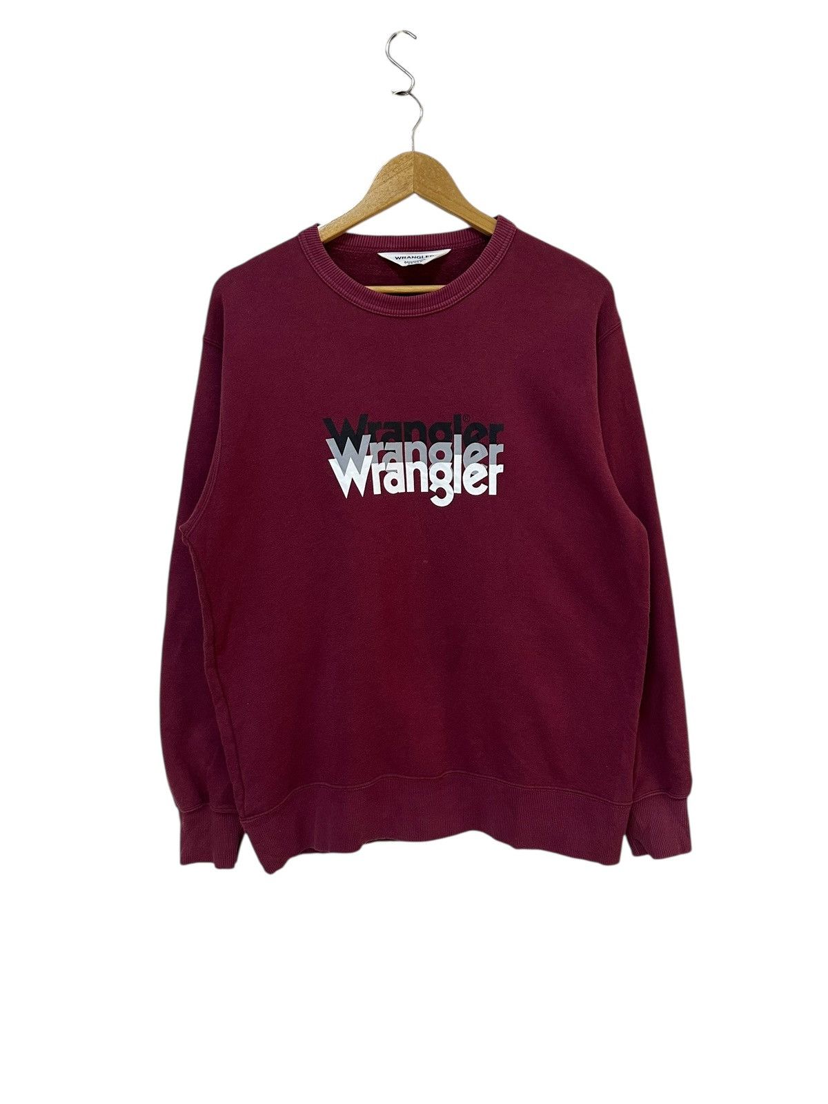 Wrangler Vintage wrangler sweatshirt big logo Size US M / EU 48-50 / 2 - 1 Thumbnail