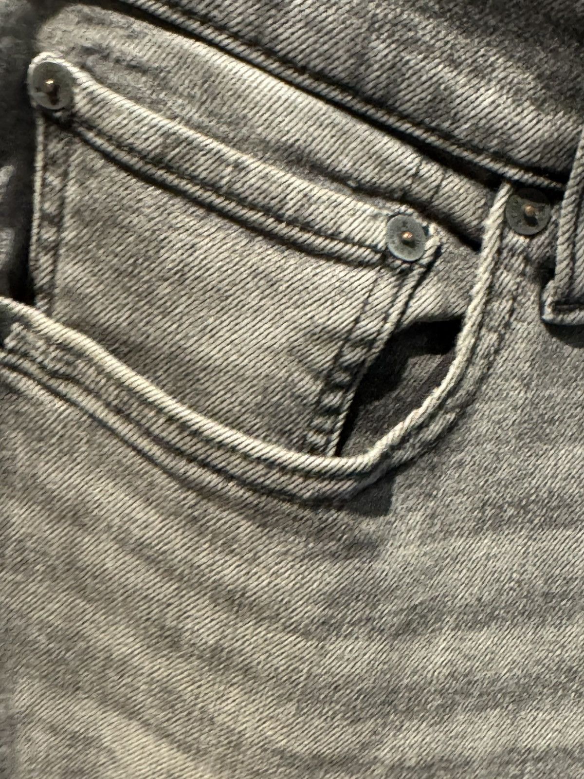 Lucky Brand Grey Lucky Brand Quality Distressed 30/32 Slim Skinny Jean Size US 30 / EU 46 - 6 Thumbnail