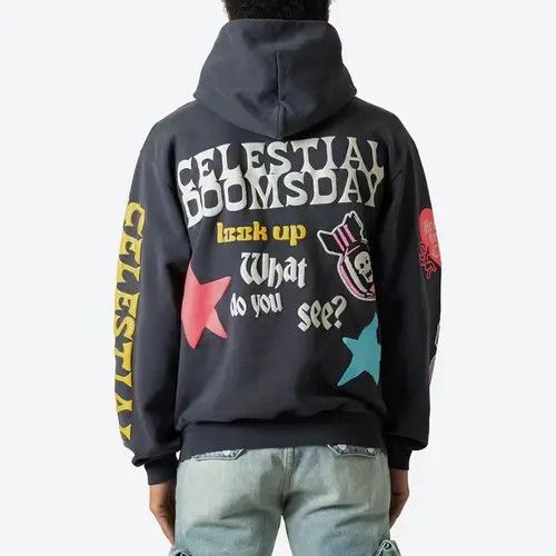 VIBE Gray Color Y2k Graffiti Stars Letter Foam abiosis Size US L / EU 52-54 / 3 - 6 Thumbnail