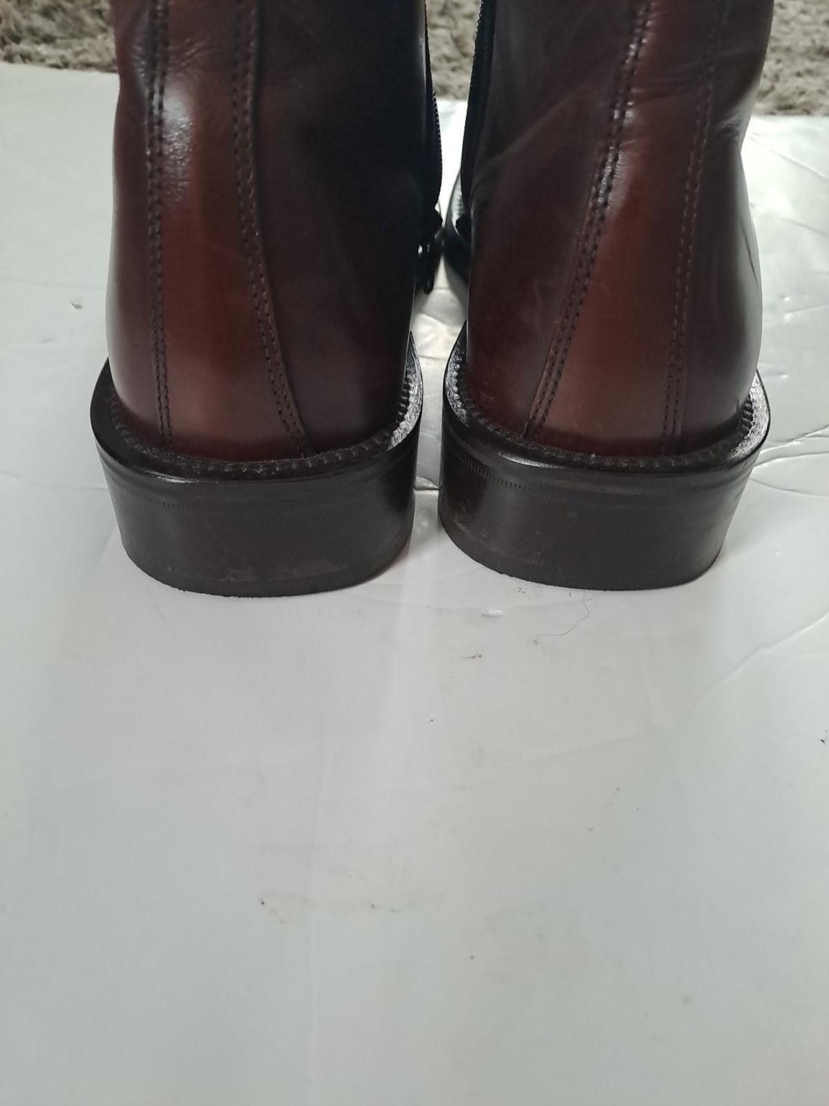 Kenneth Cole Kenneth Cole Derby Boots Size UK 9.5 Oxblood Leather Italy Size US 10.5 / EU 43-44 - 6 Thumbnail