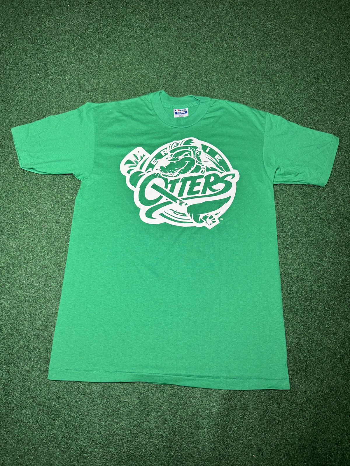 Vintage Vintage Erie Otters 90s Green St Pattys M/L Hockey T Shirt Size US M / EU 48-50 / 2 - 1 Thumbnail