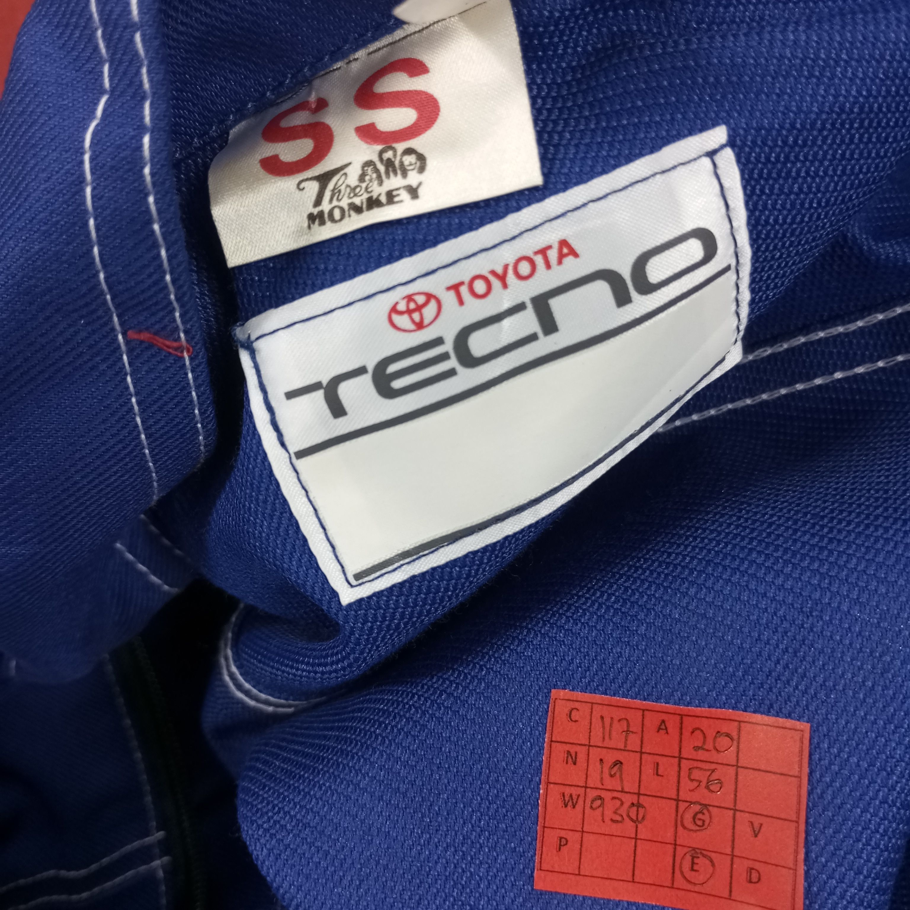 Japanese Brand × Vintage Toyota Toyopet Tecno Coverall Jacket Motorsport Racing Style Size US S / EU 44-46 / 1 - 9 Thumbnail