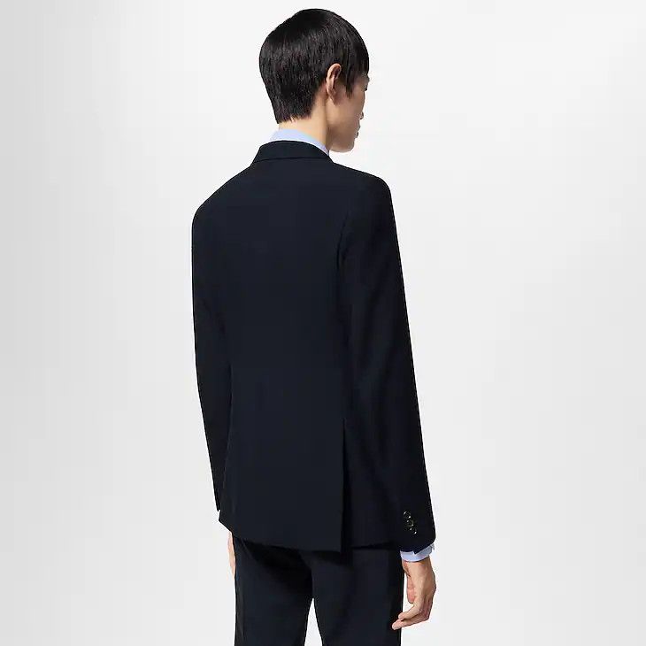 Louis Vuitton Single-Breasted Wool Pont Neuf Jacket Size 48S - 5 Thumbnail