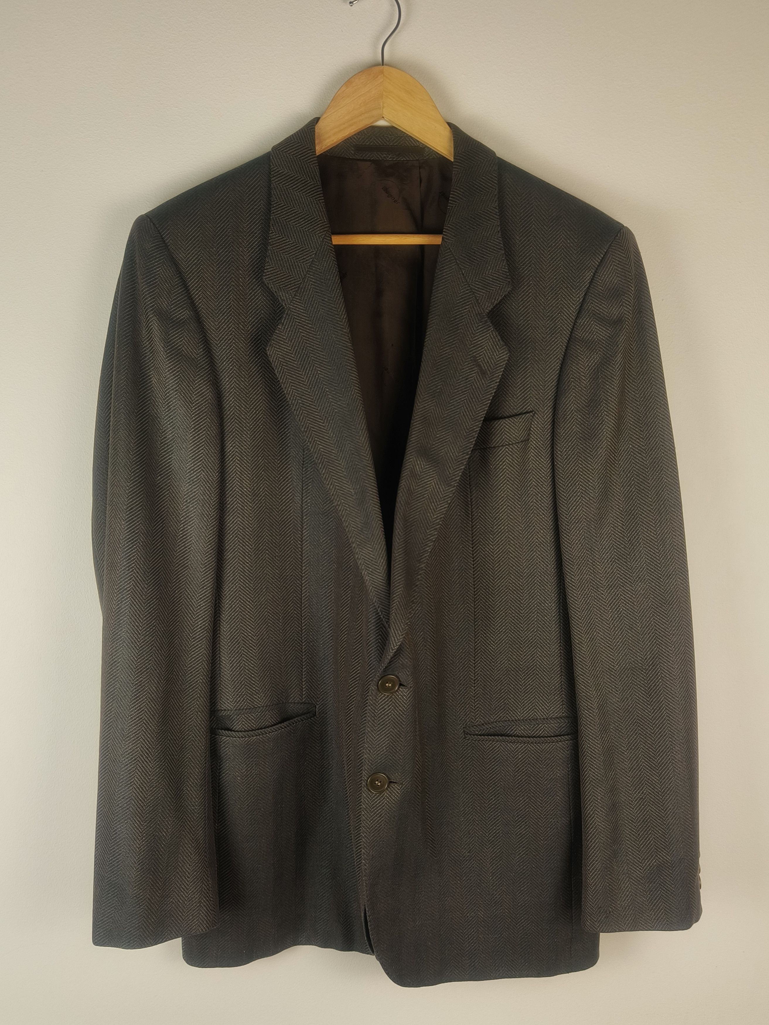 Bogner Bogner Blazer Made in W. Germany Olive Brown Wool Sport Coat Size 40R - 1 Thumbnail