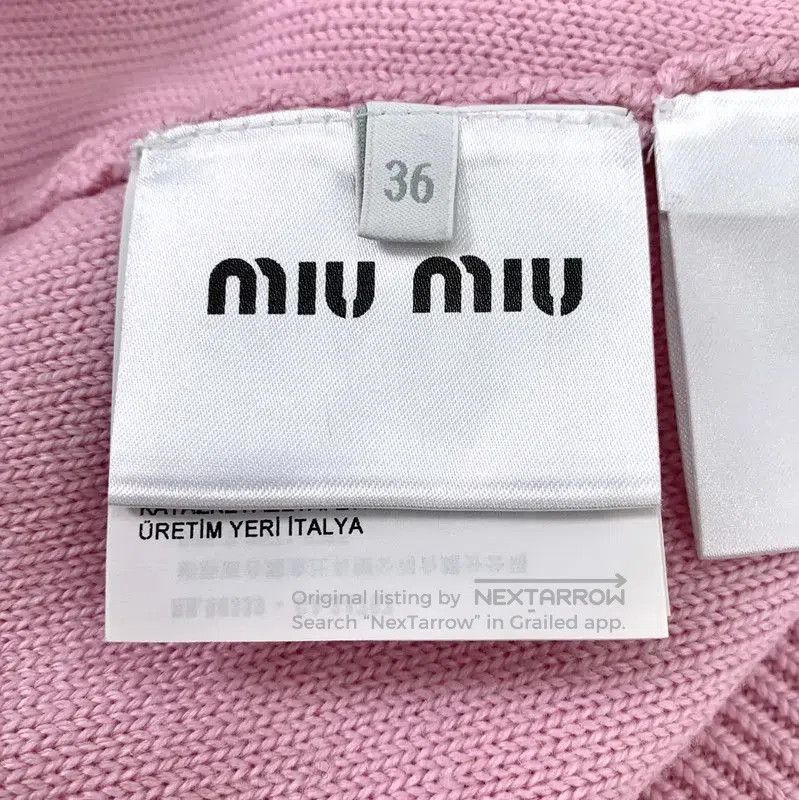 Miu Miu Miu Miu Pink Wool Mini Skirt . Size 22" - 7 Thumbnail