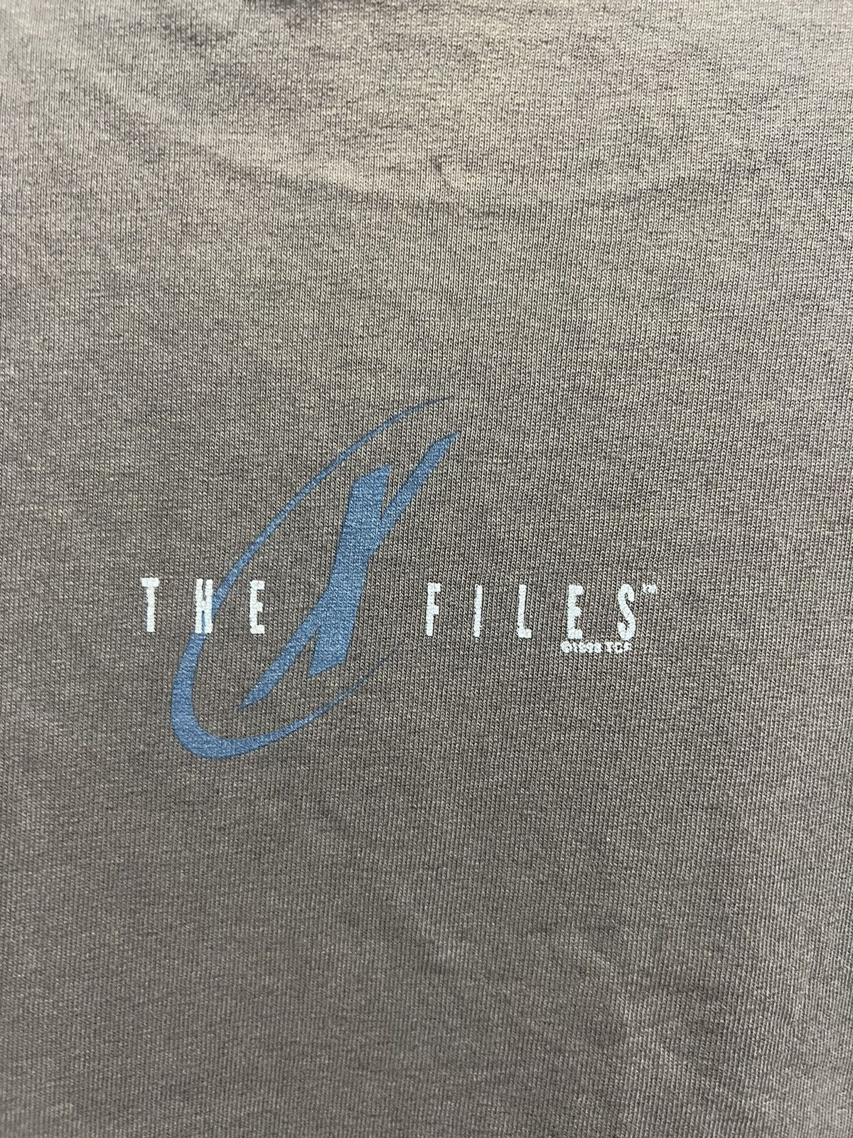 Vintage Vintage 90’s X Files Sun Faded Distressed Tee Size US M / EU 48-50 / 2 - 7 Thumbnail