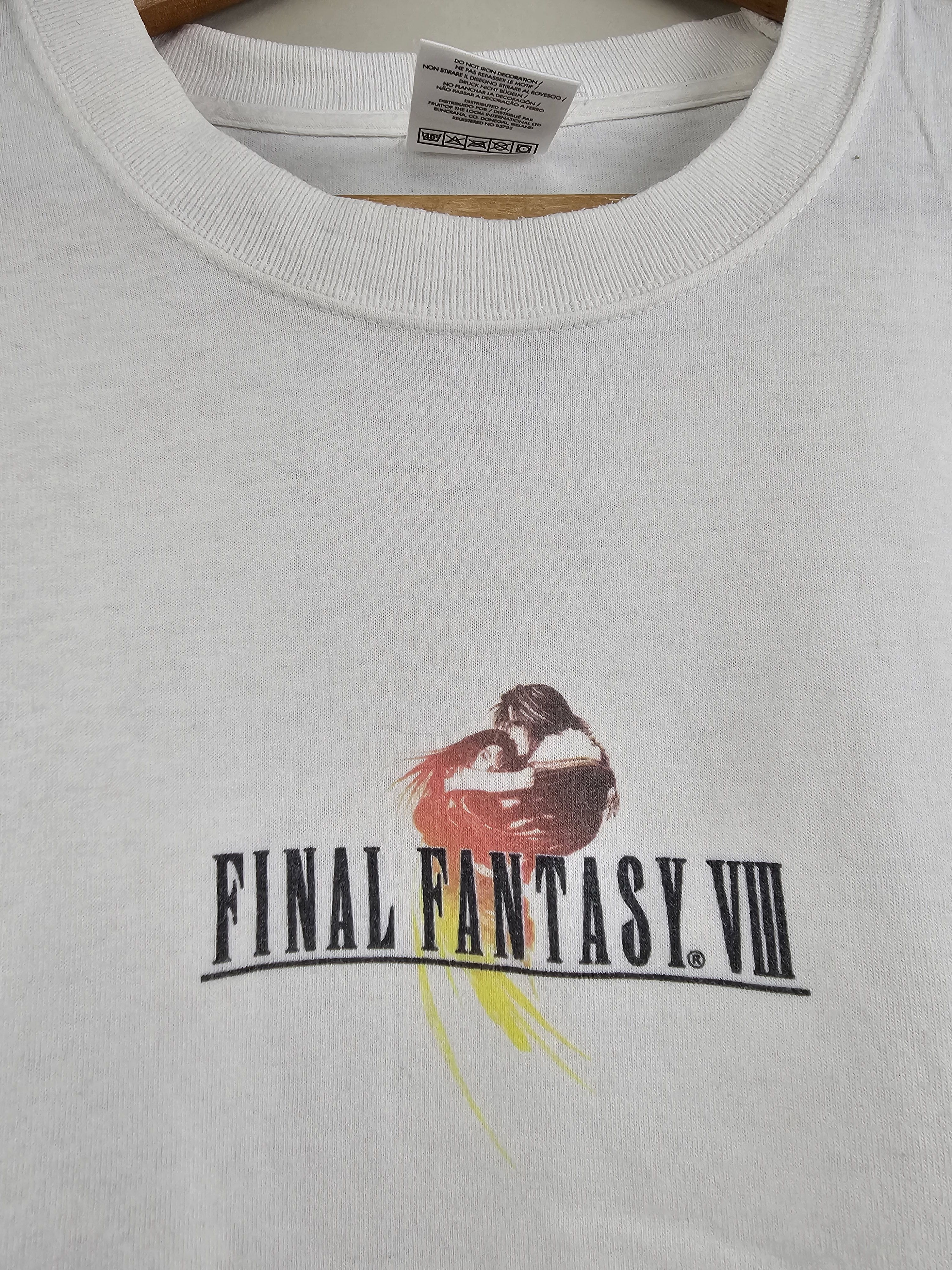 Anime × Playstation × Vintage 1999 Final Fantasy VIII Promo tee 90S PS1 XL 23" 29" Size US XL / EU 56 / 4 - 3 Thumbnail