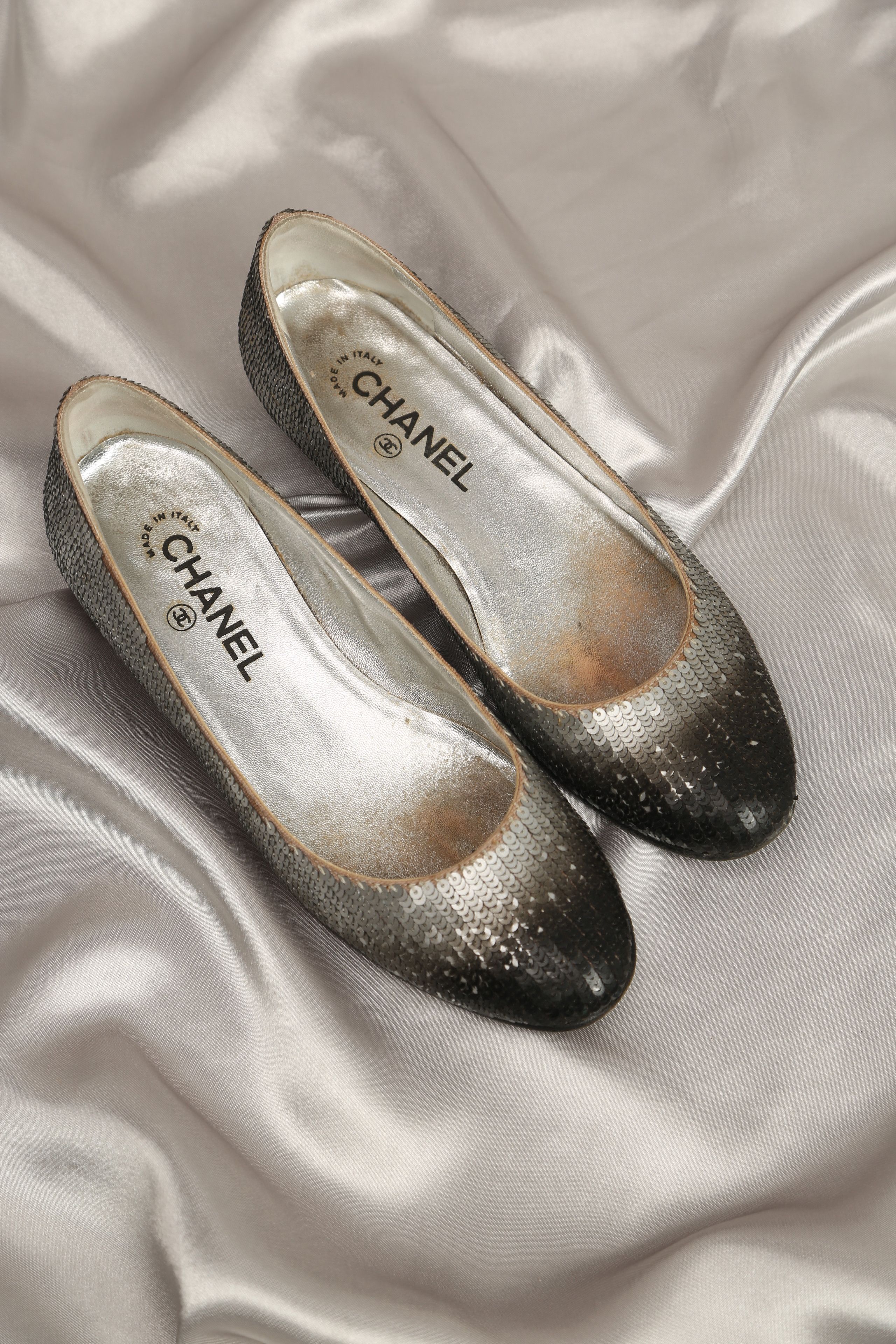 Chanel Rare Ombre Sequin CHANEL Ballerina Flats Size US 7 / IT 37 - 3 Thumbnail