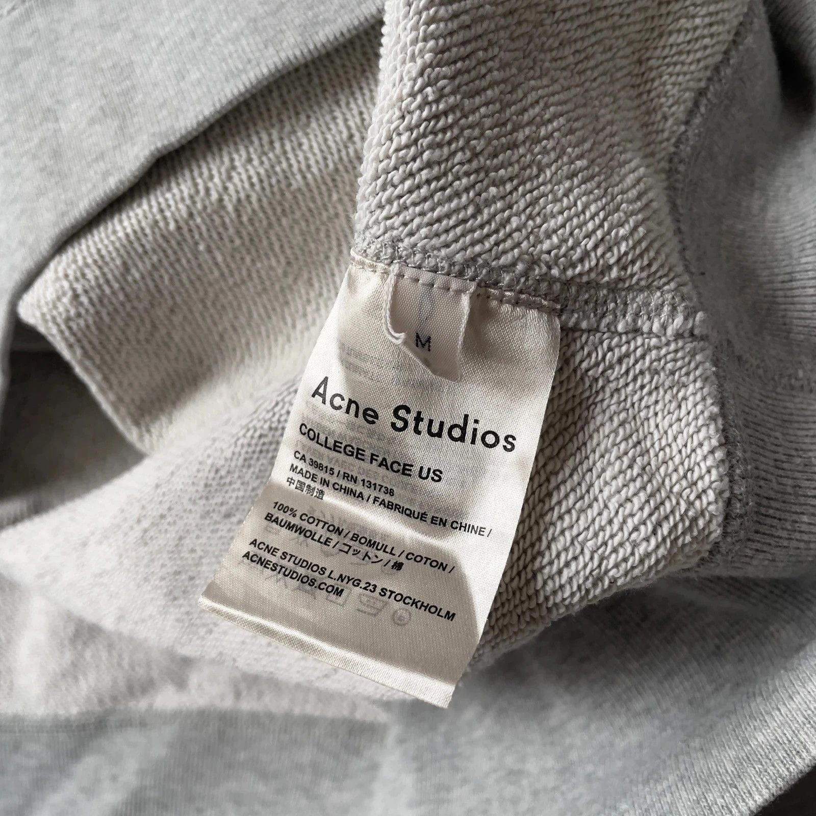 Acne Studios Acne Studios Smiley Face Crewneck Sweatshirt Size US M / EU 48-50 / 2 - 7 Thumbnail