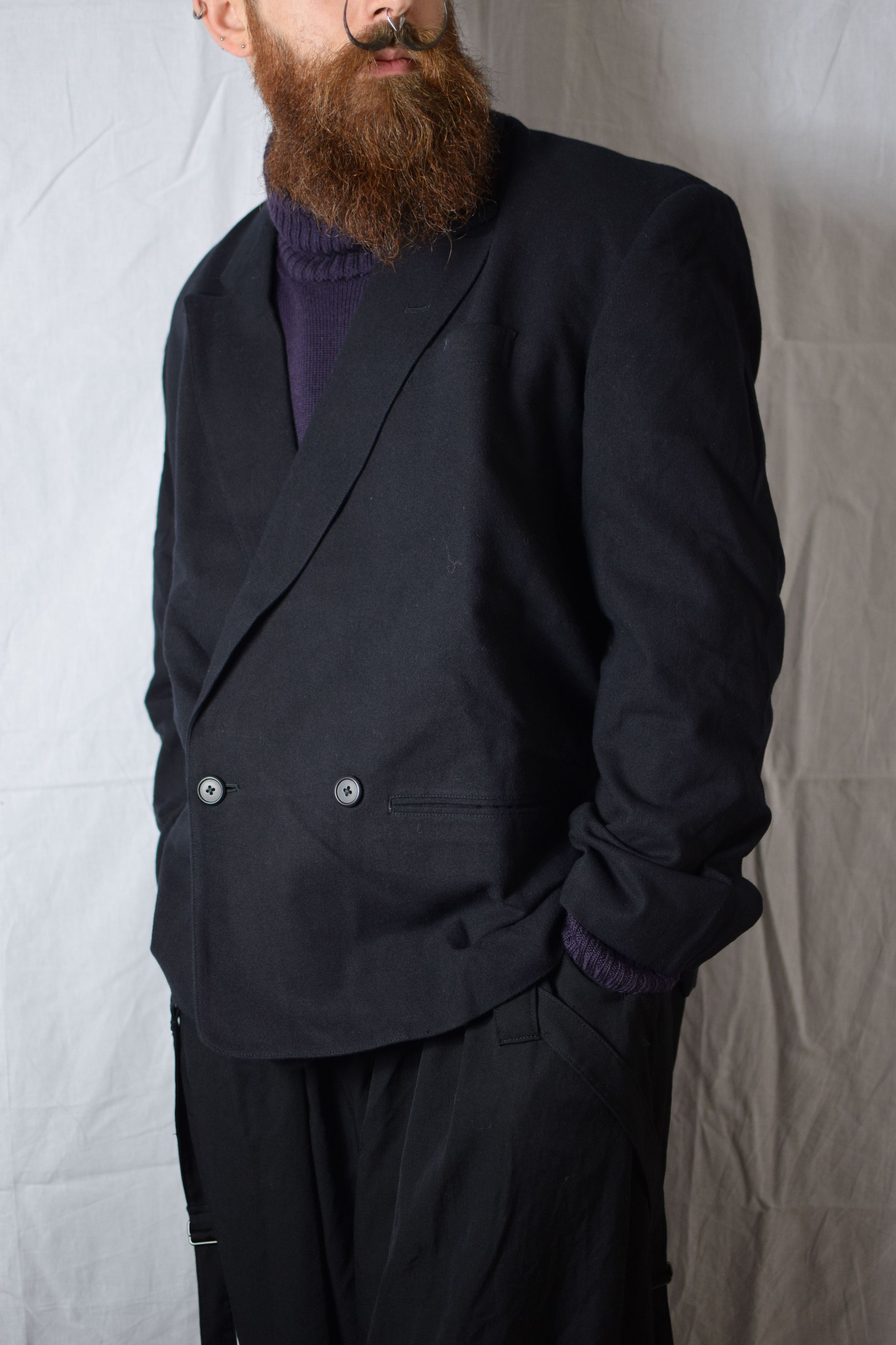 Yohji Yamamoto YYPH Archive Double-Breasted Blazer Size 52R - 1 Thumbnail